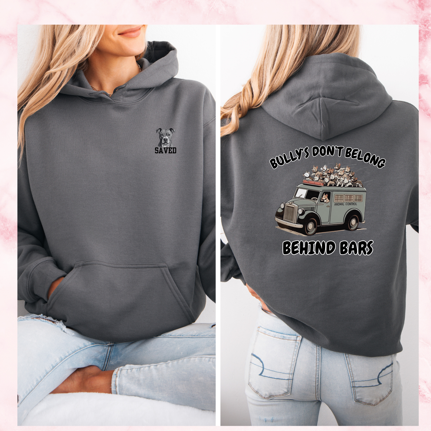 BULLY'S DON'T BELONG BEHIND BARS HOODIE