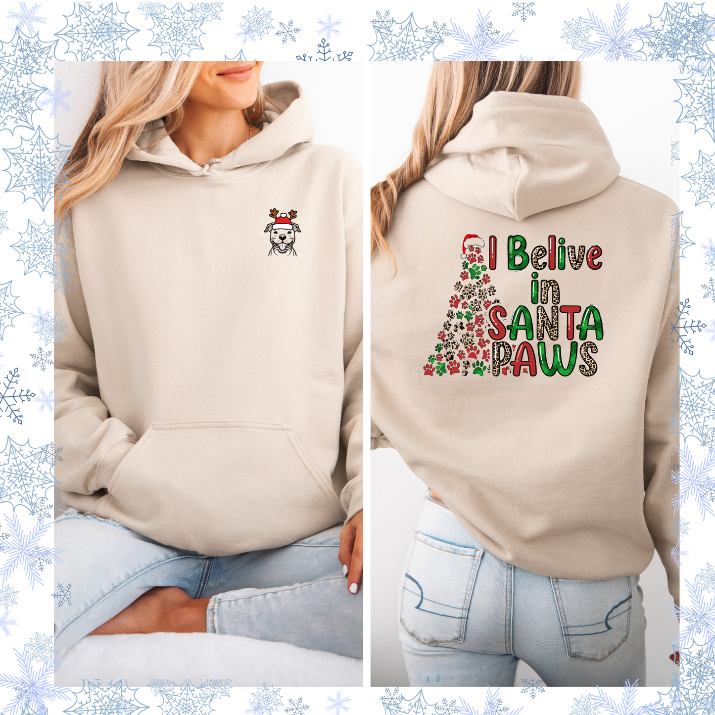 I believe in Santa Paw Hoodie