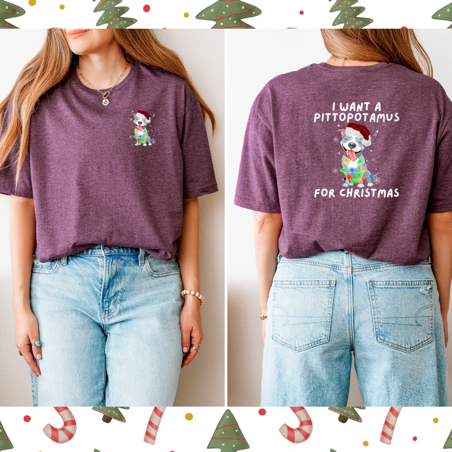 I want a pittiopotamus for Christmas t-shirt