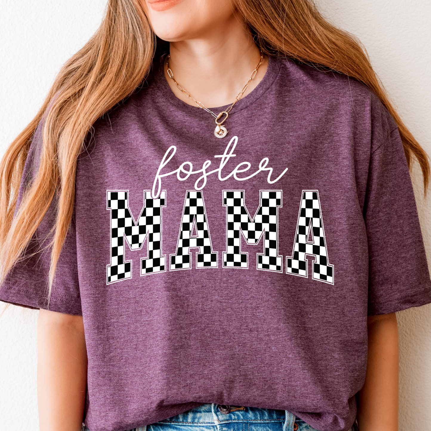 Checkered foster MAMA