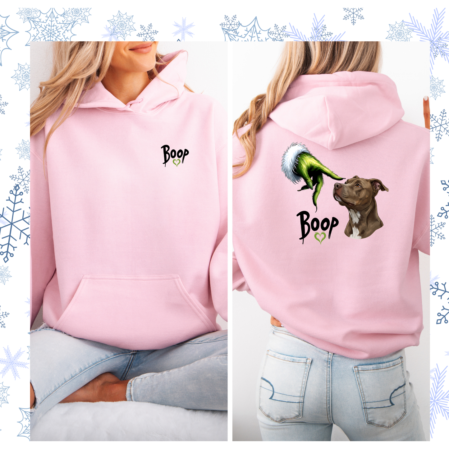 Boop Santa and or Grinch hoodie