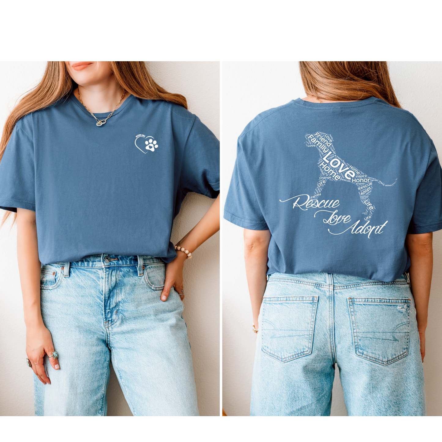 Rescue Love Adopt T-shirt