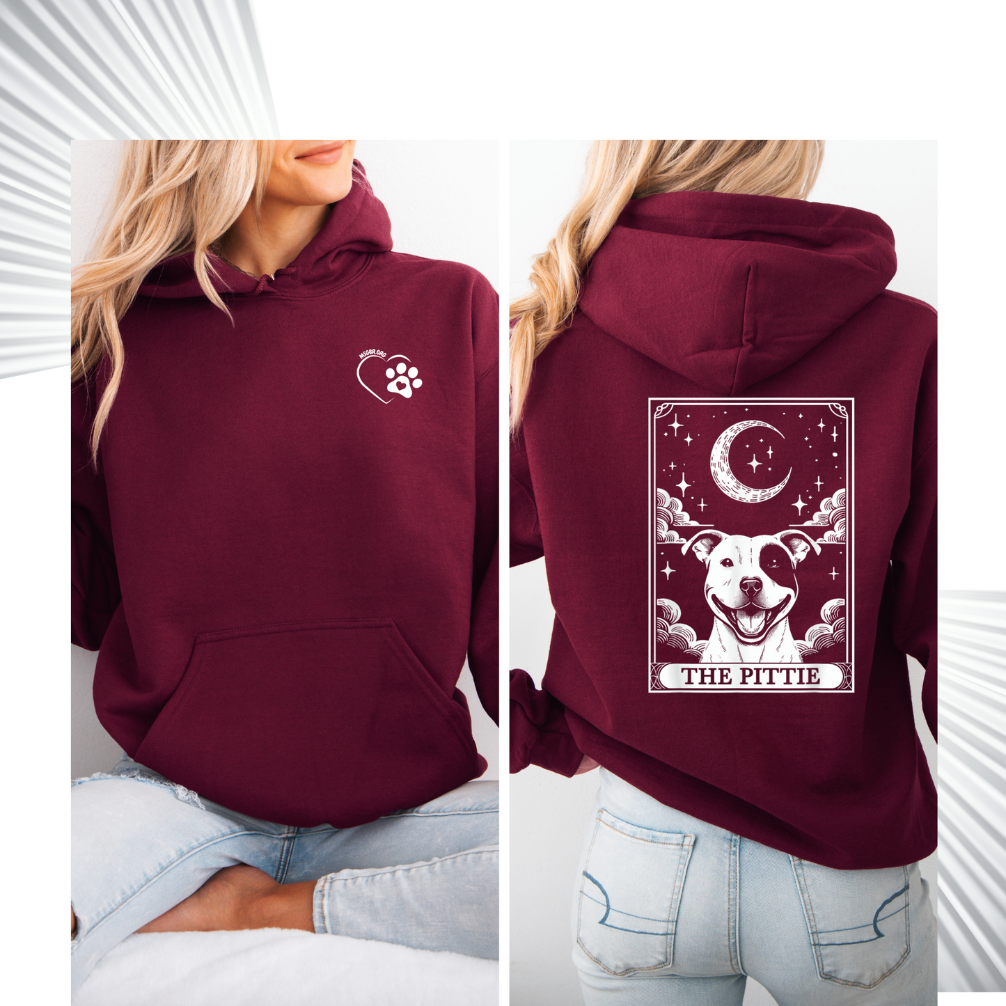 Tarot card the pittie hoodie