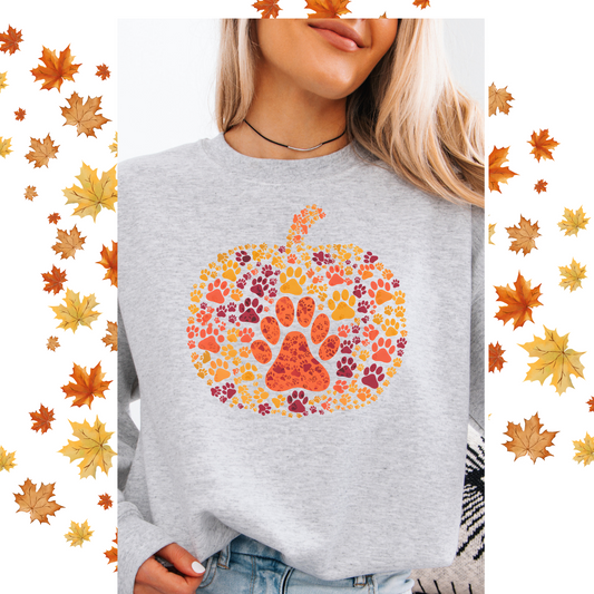 PUMPKIN PAWS CREWNECK