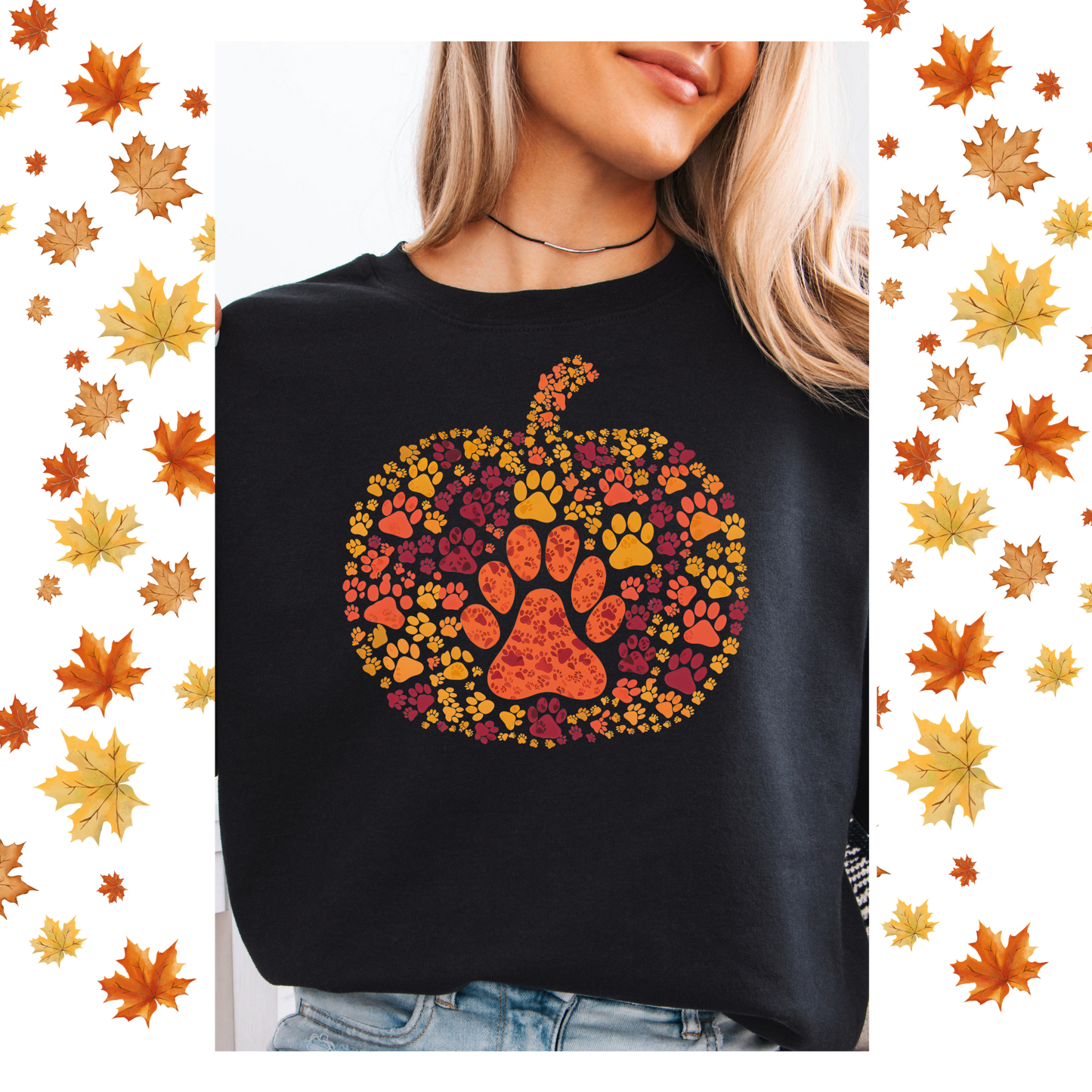 PUMPKIN PAWS CREWNECK
