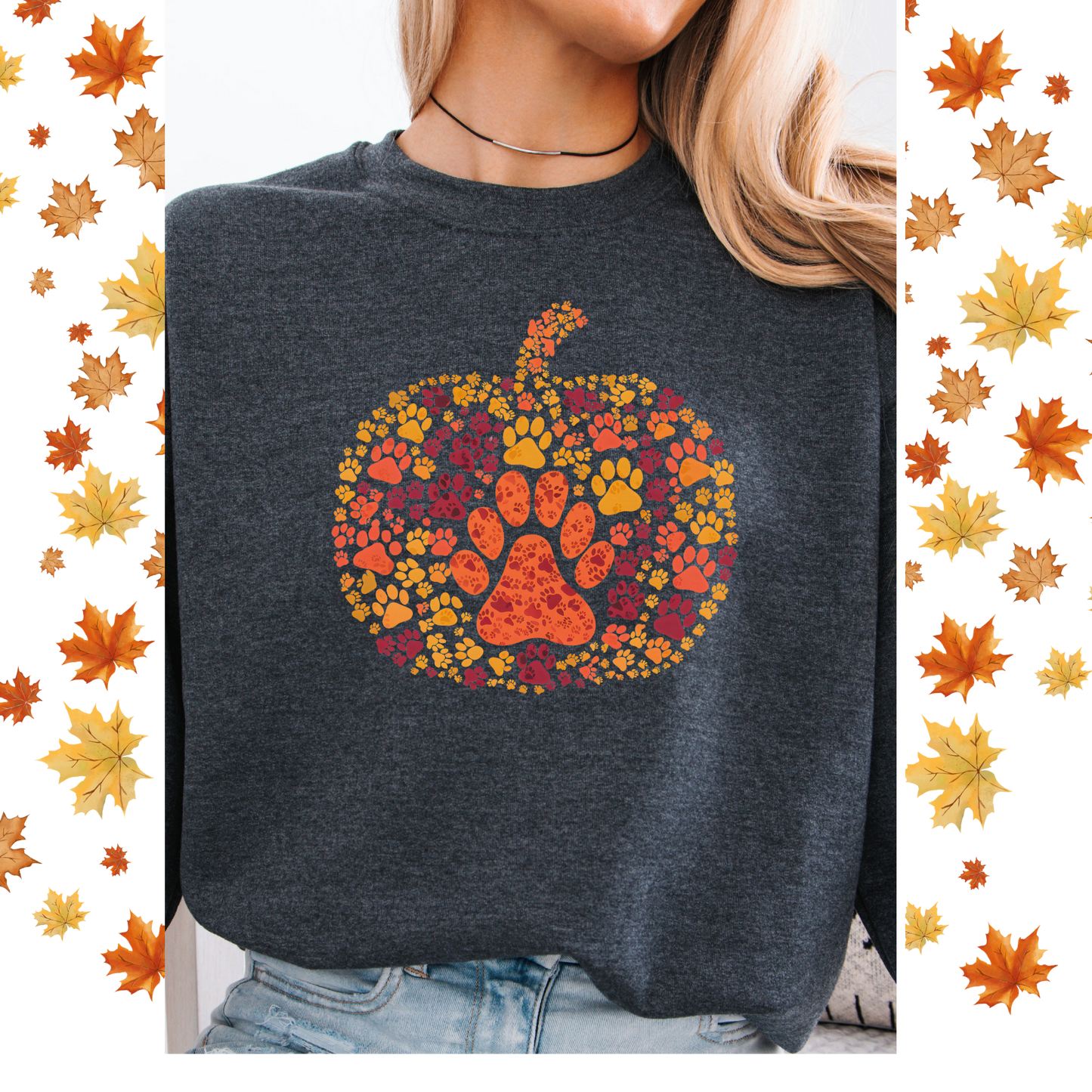 PUMPKIN PAWS CREWNECK