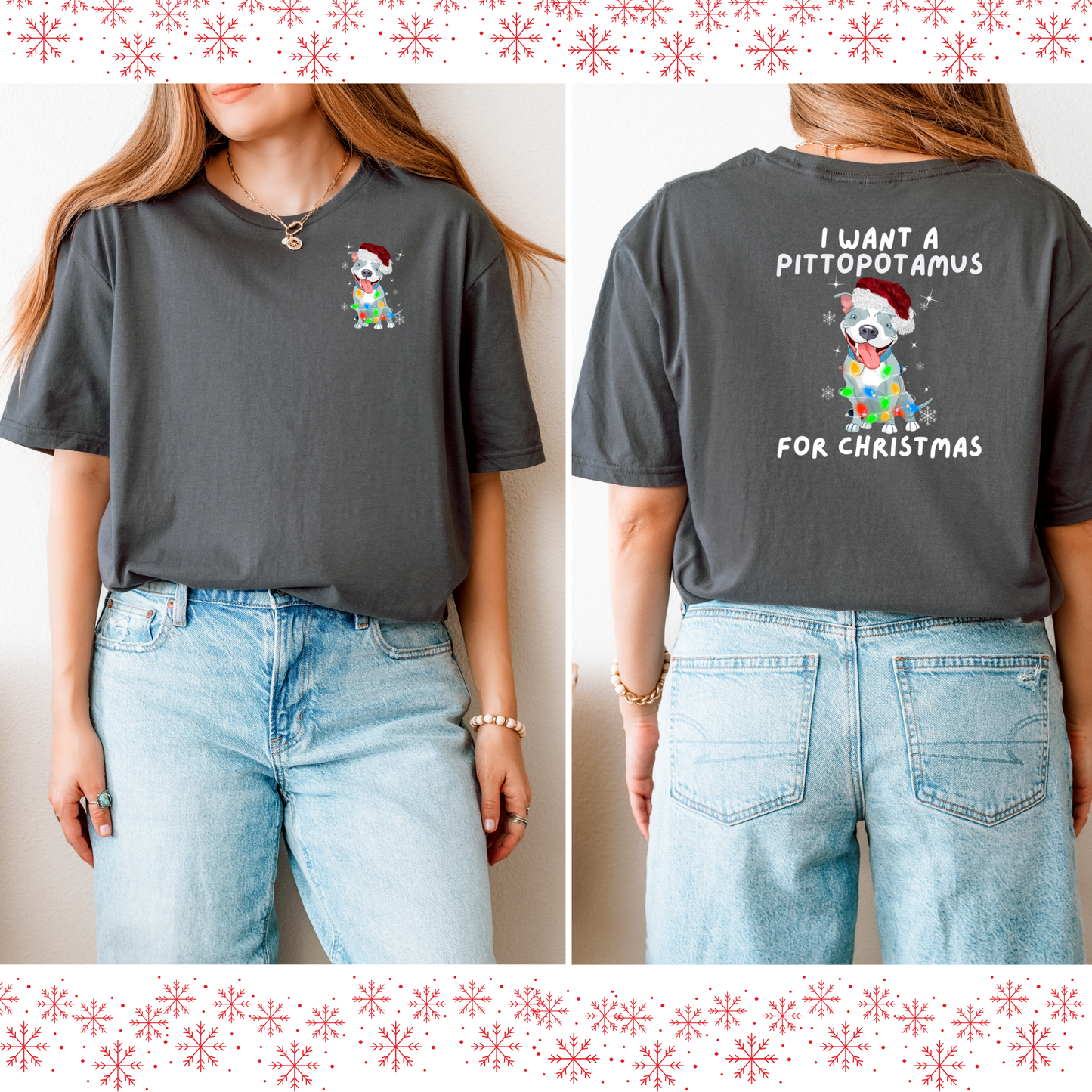 I want a pittiopotamus for Christmas t-shirt