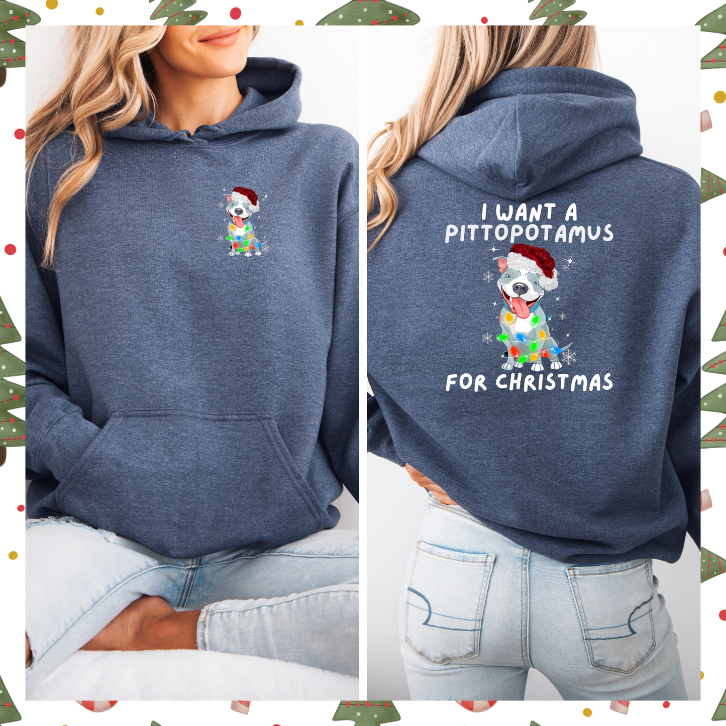 I want a pittopotamus for Christmas hoodie