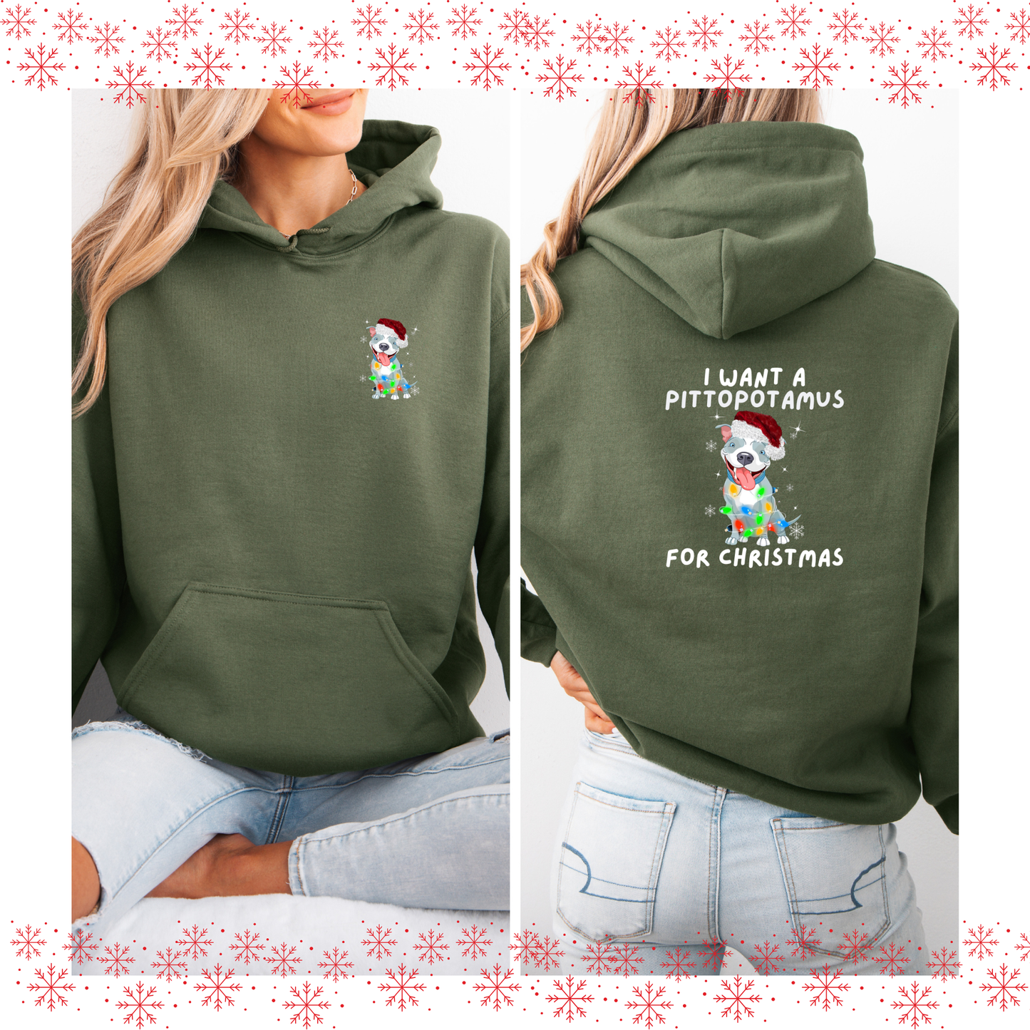 I want a pittopotamus for Christmas hoodie
