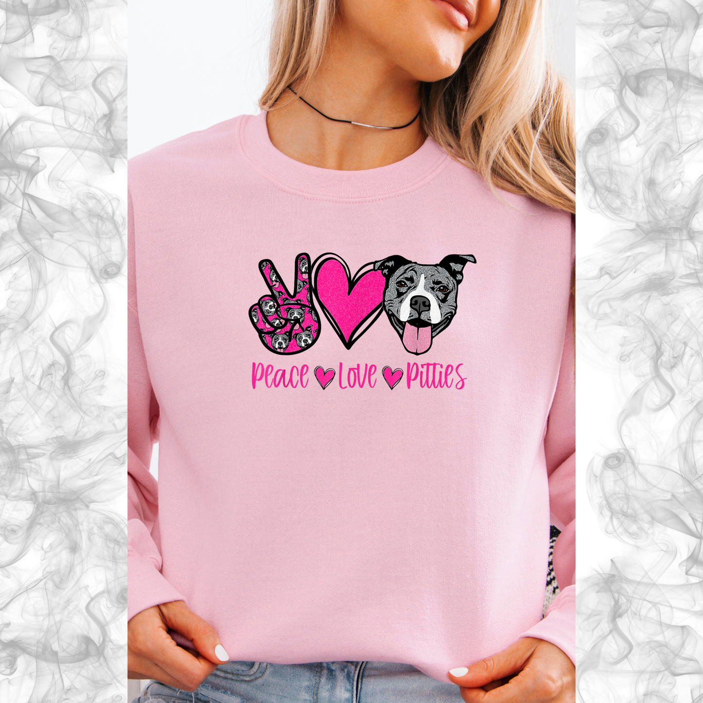 Peace Love Pitties Crewneck