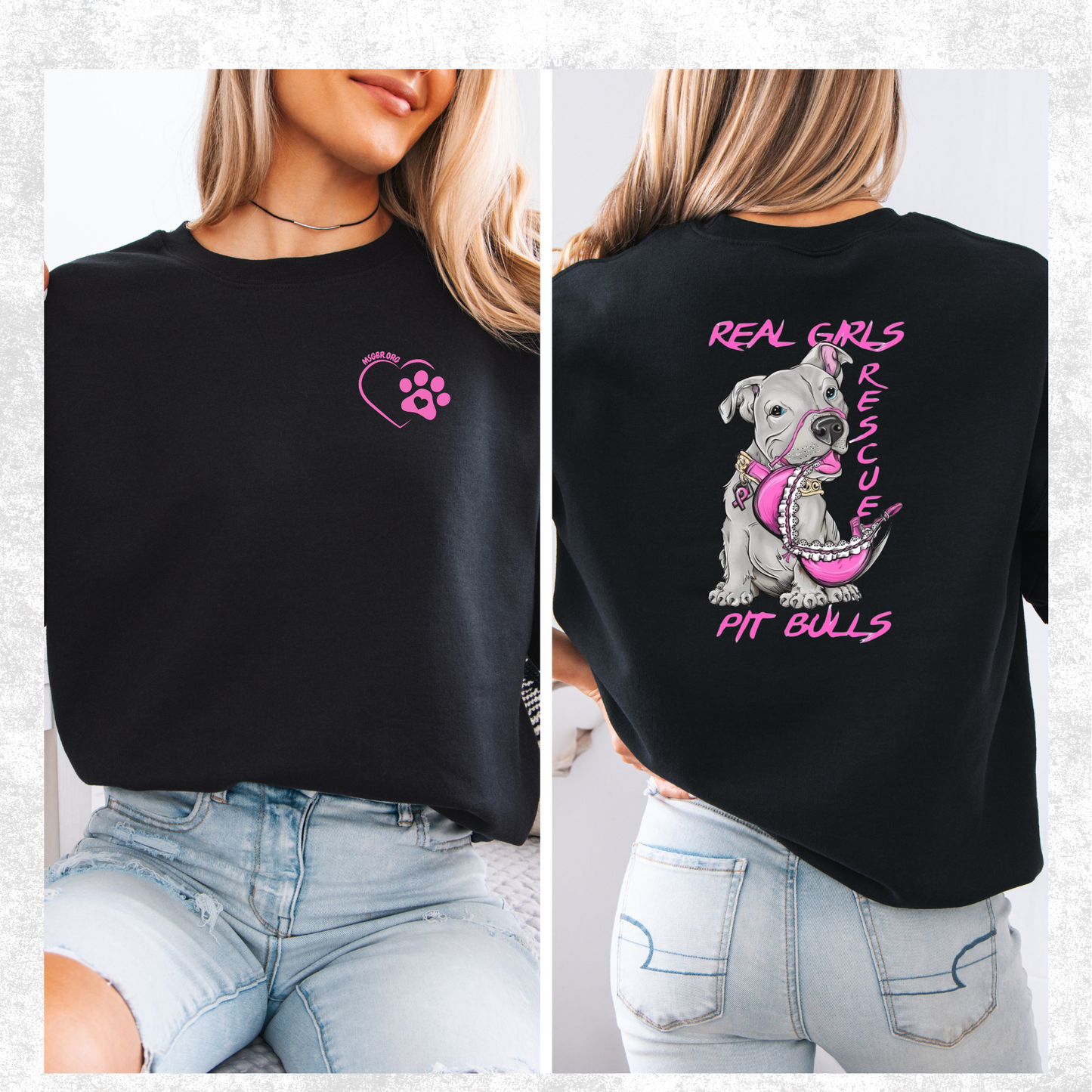 Real girls rescue pitbulls