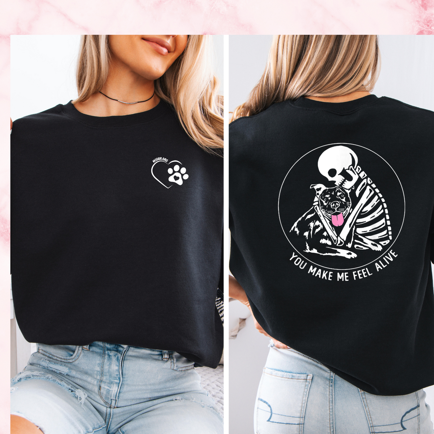 You make me feel alive crewneck