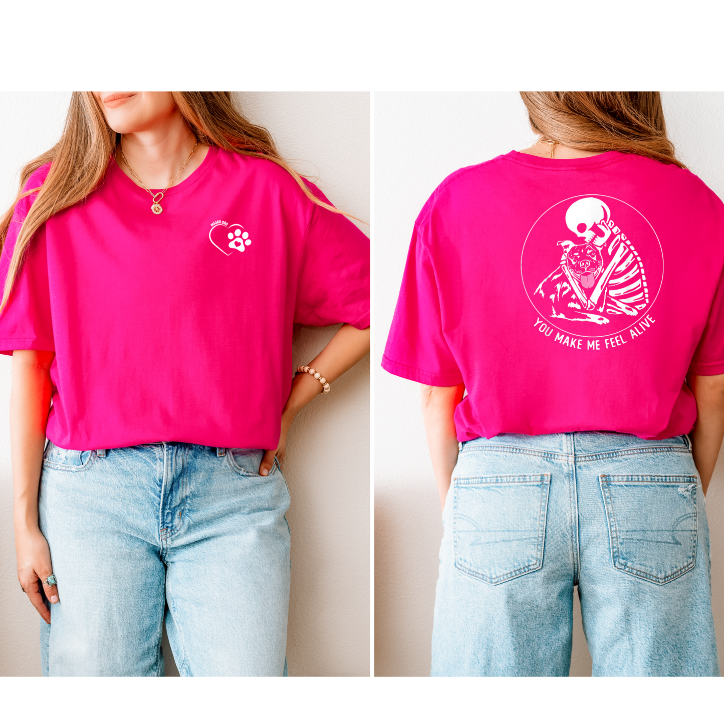 You make me feel alive t-shirt