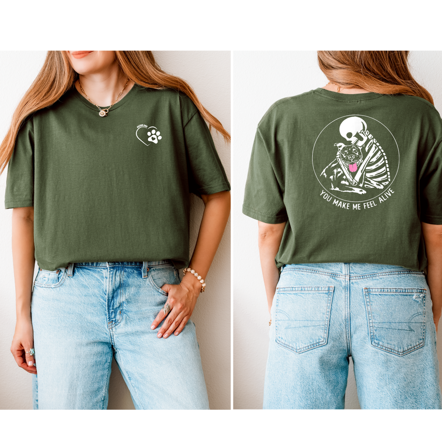 You make me feel alive t-shirt