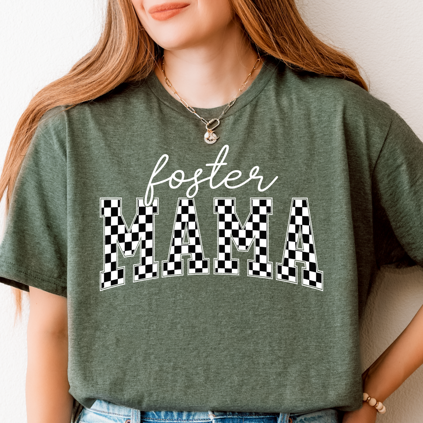 Checkered foster MAMA