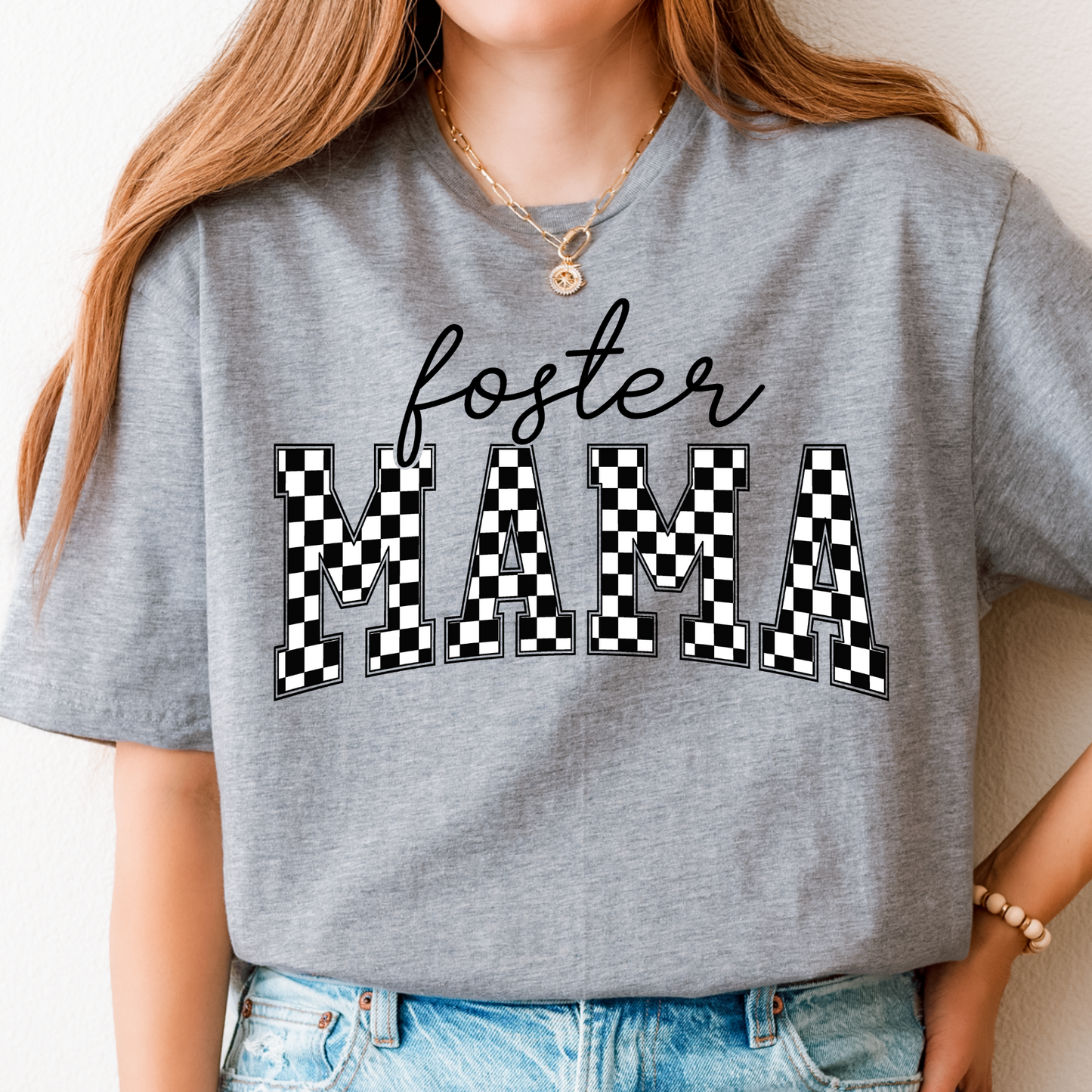 Checkered foster MAMA