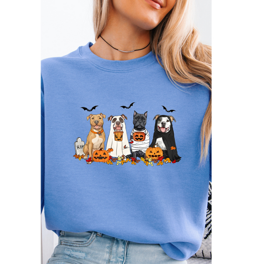 Halloween Pittie crewneck