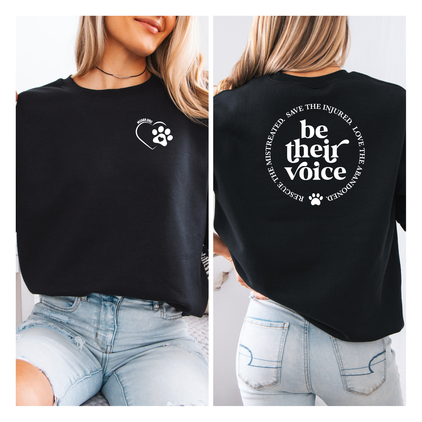 Be their Voice crewneck
