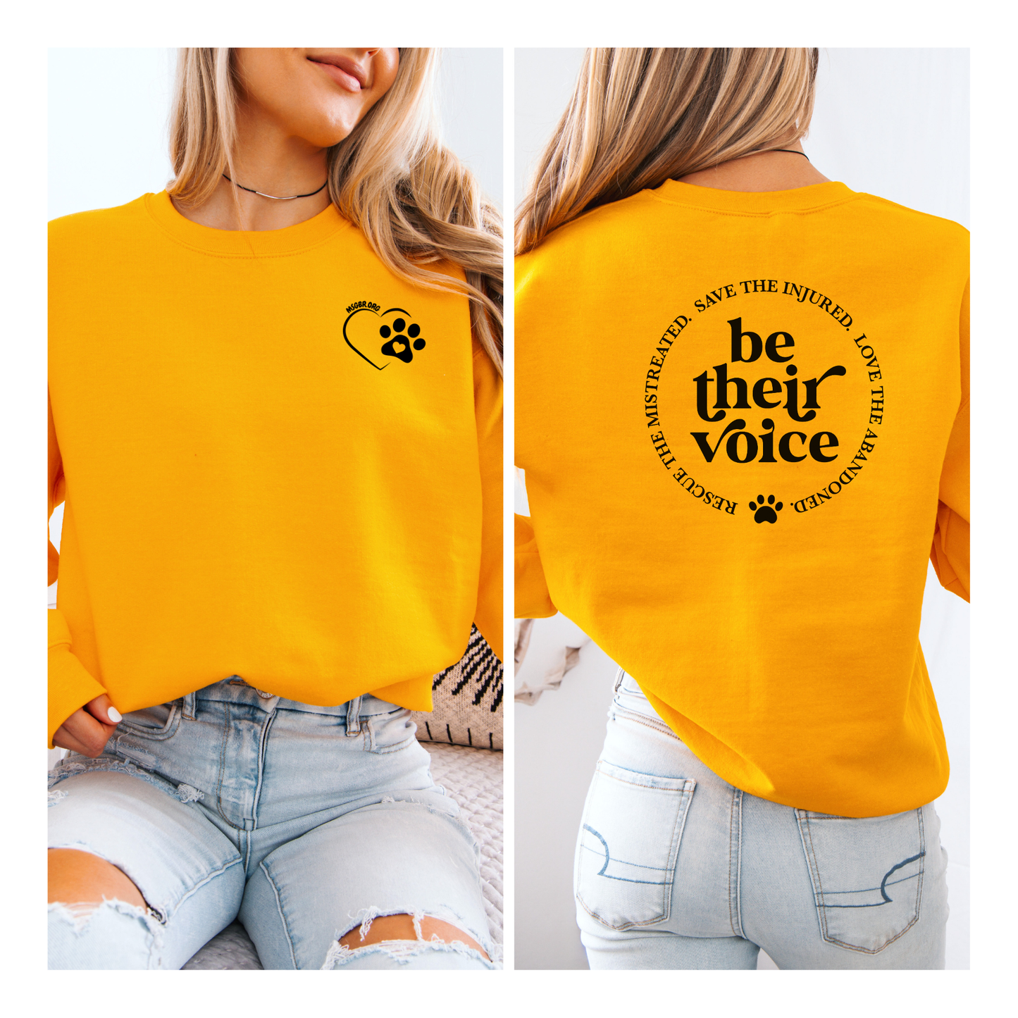 Be their Voice crewneck