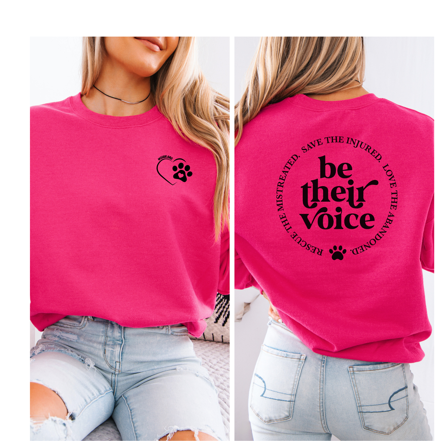 Be their Voice crewneck