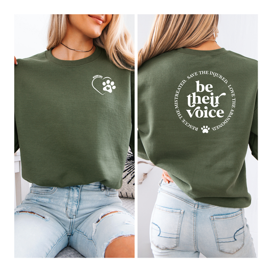 Be their Voice crewneck