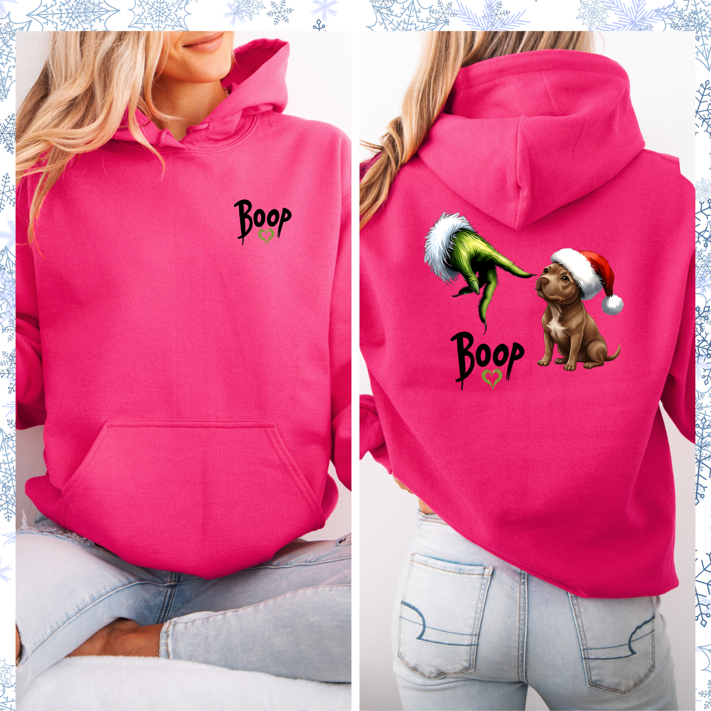 Boop Santa/grinch hoodie