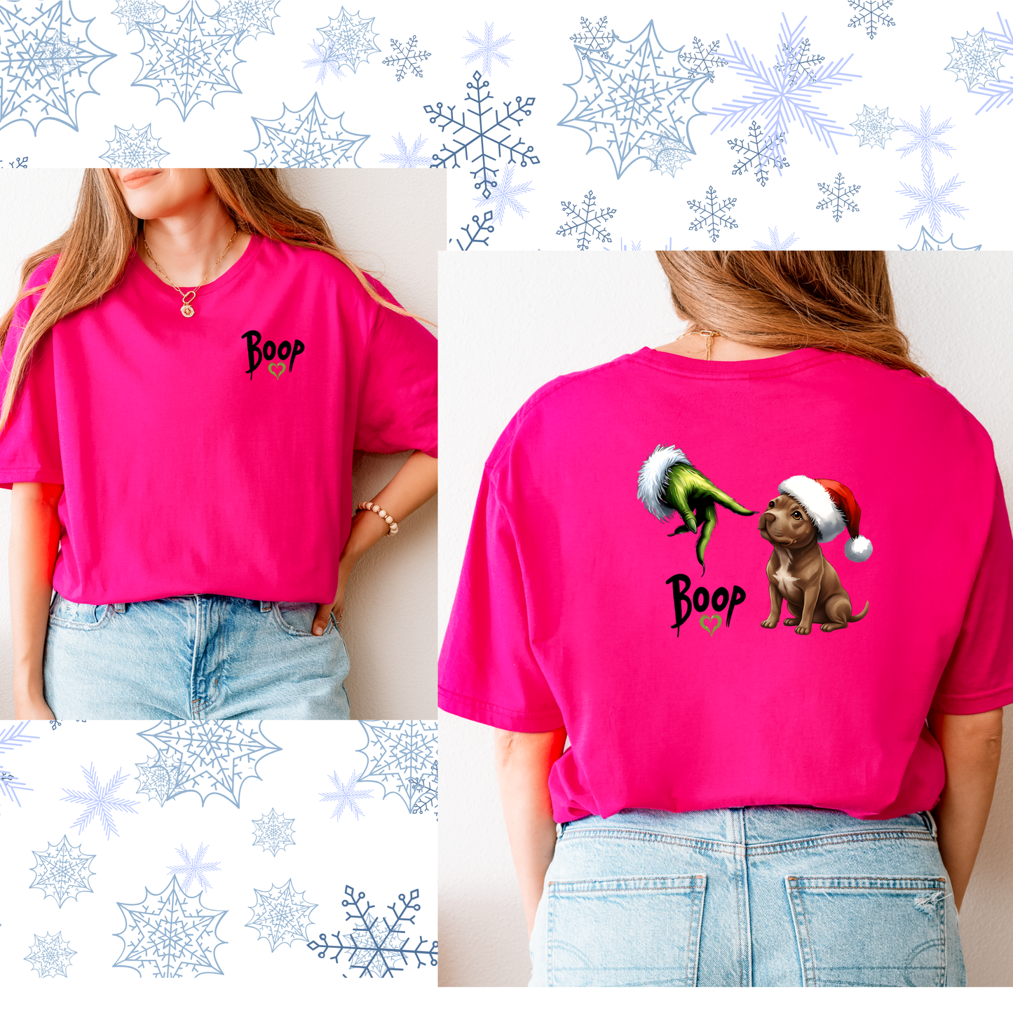 Boop Santa/Grinch Tee