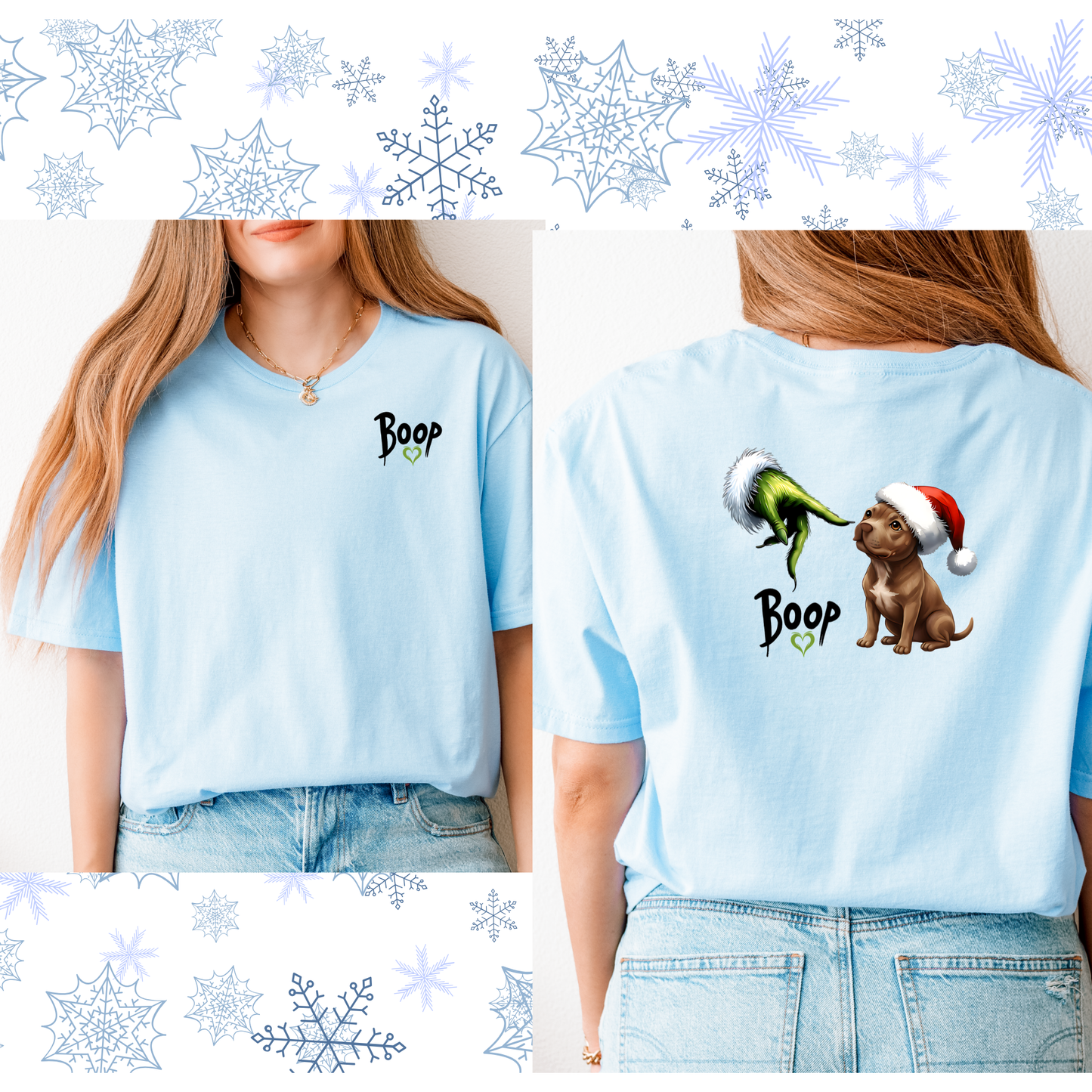 Boop Santa/Grinch Tee