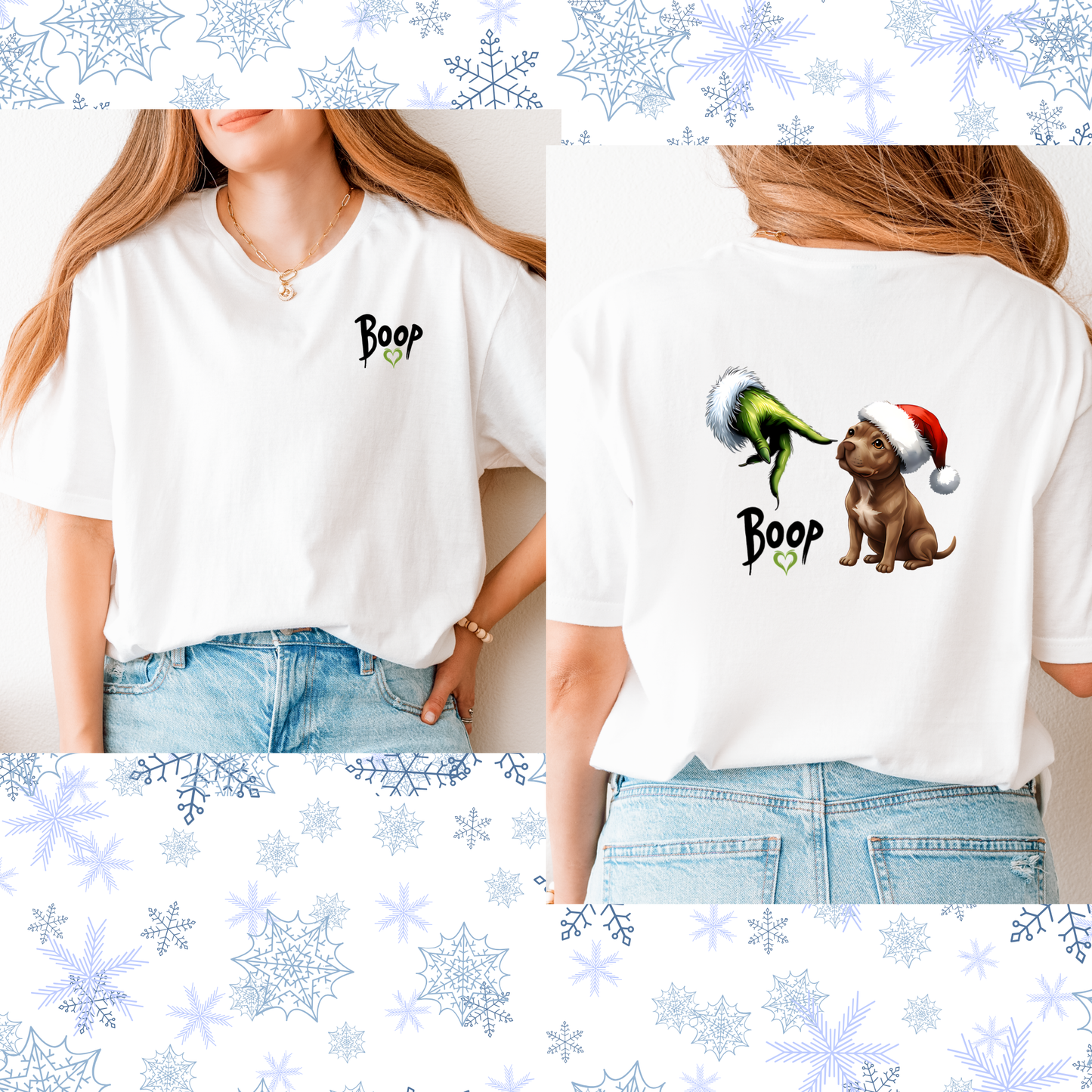 Boop Santa/Grinch Tee