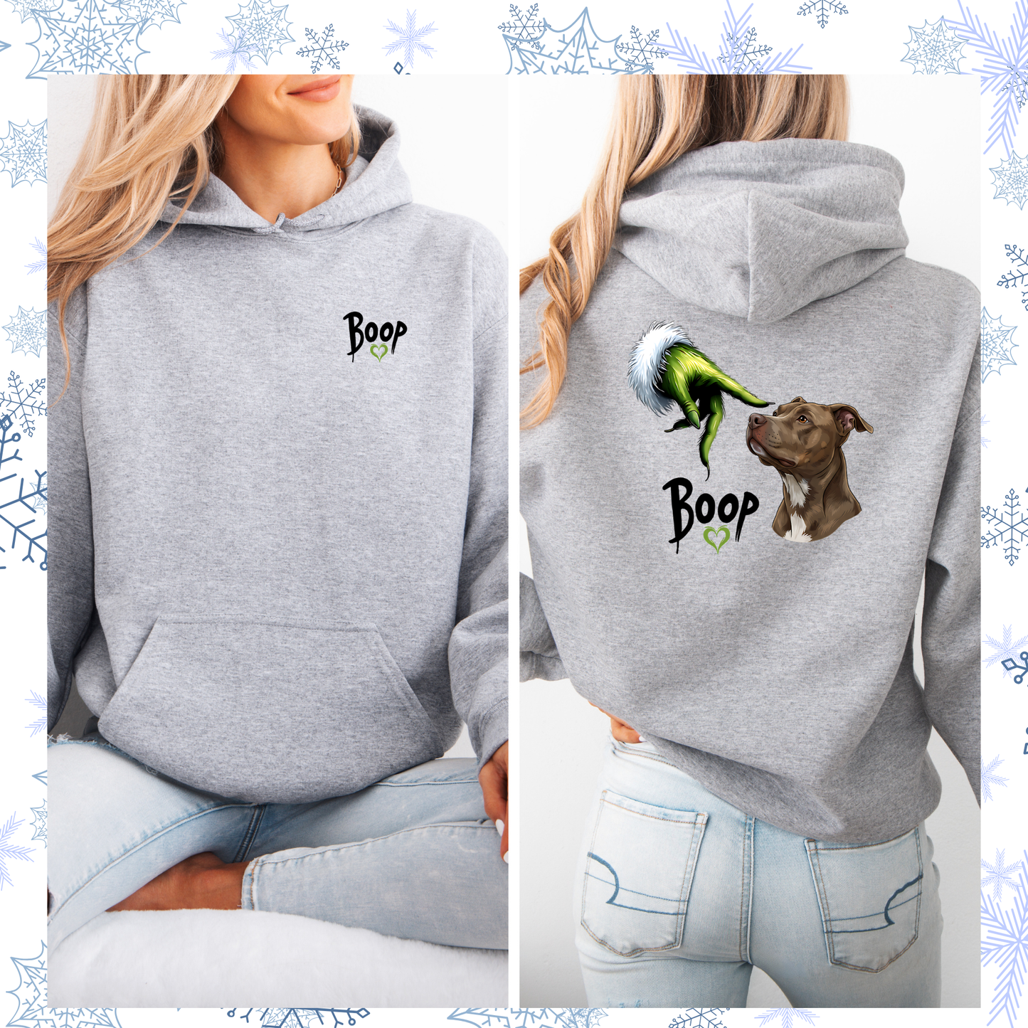 Boop Santa and or Grinch hoodie