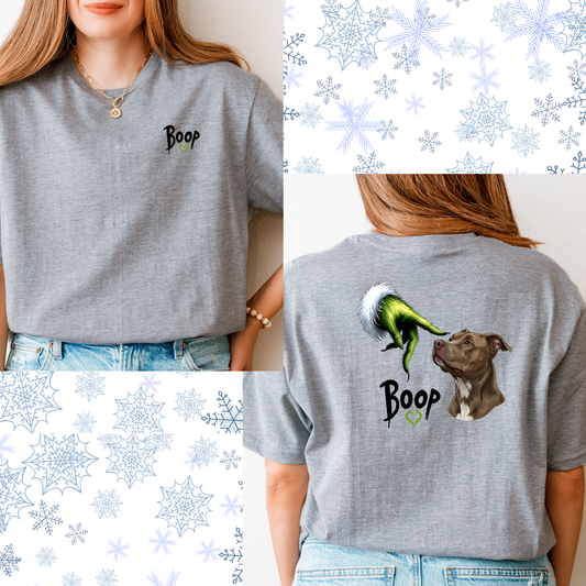 Boop Santa and or Grinch Tee