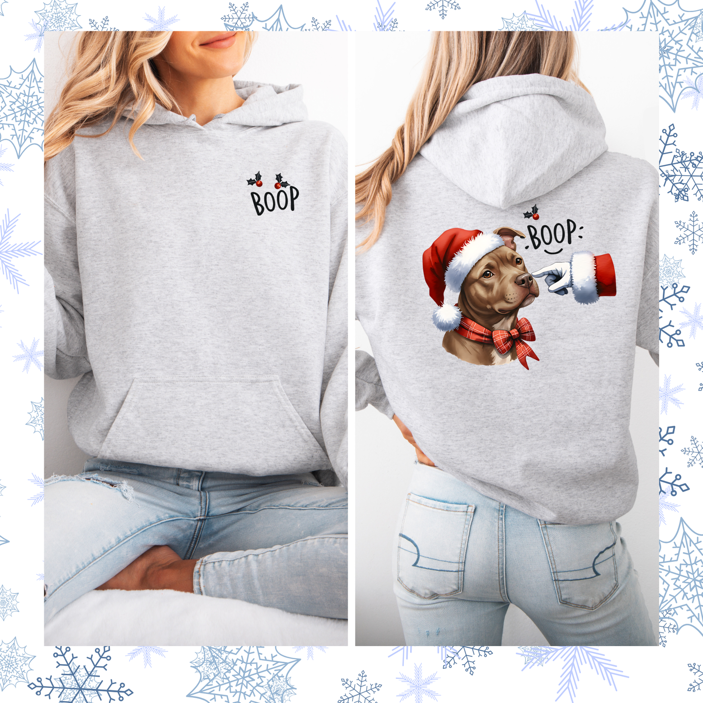 Boop Santa and or Grinch hoodie