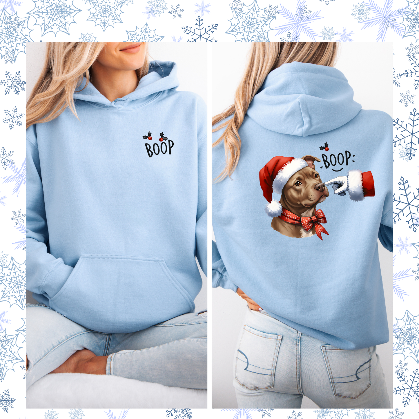 Boop Santa and or Grinch hoodie