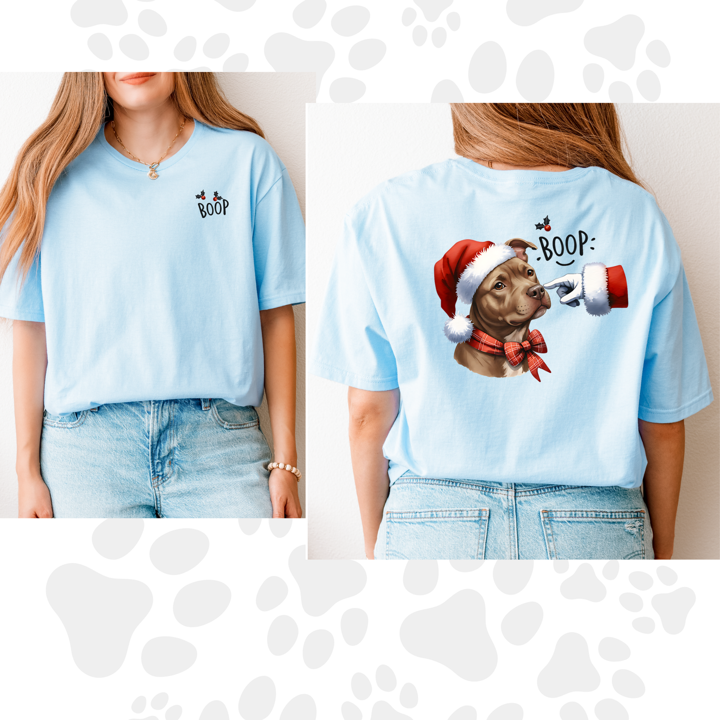 Boop Santa and or Grinch Tee