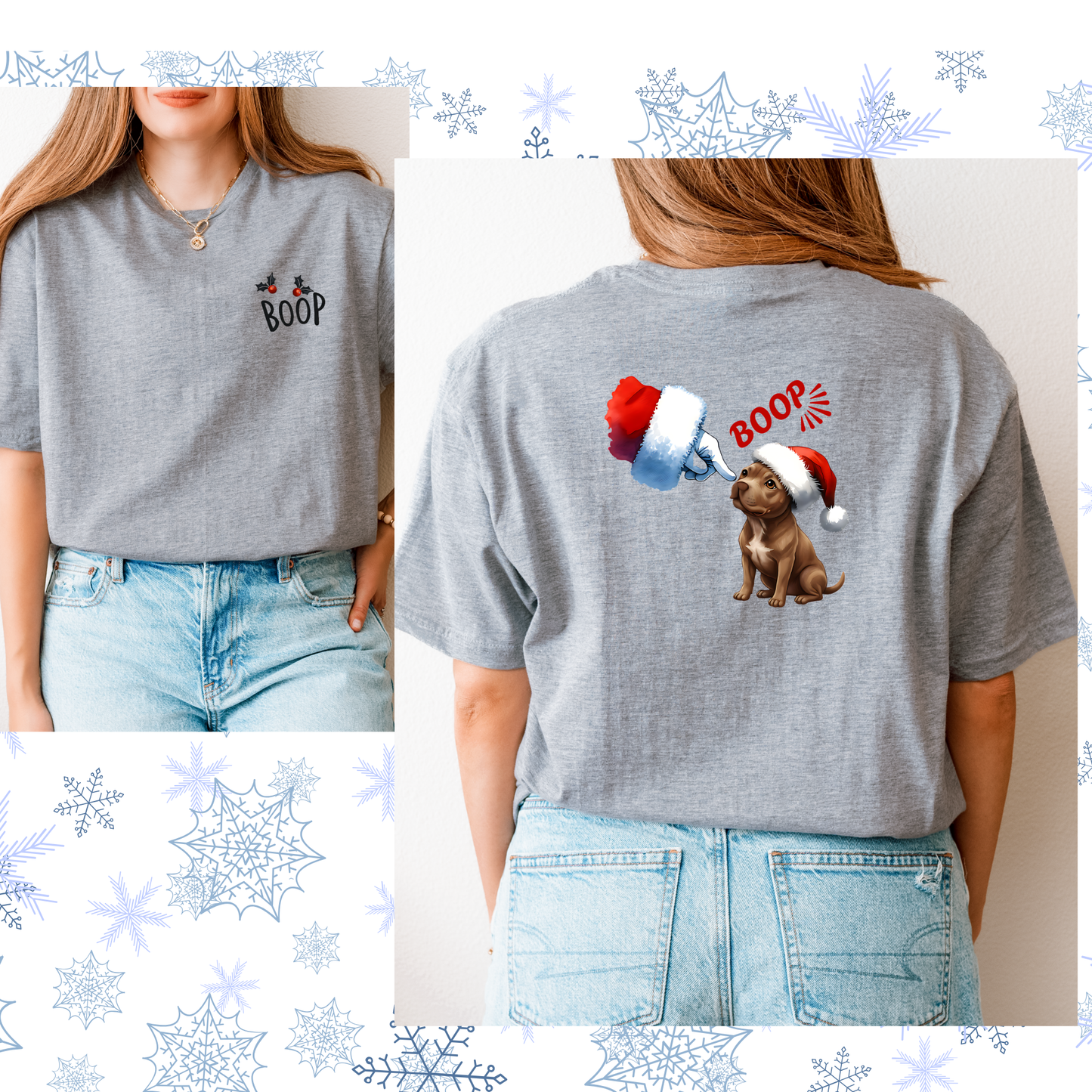 Boop Santa/Grinch Tee