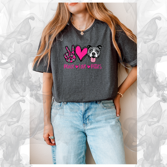 Peace Love Pitties t-shirt