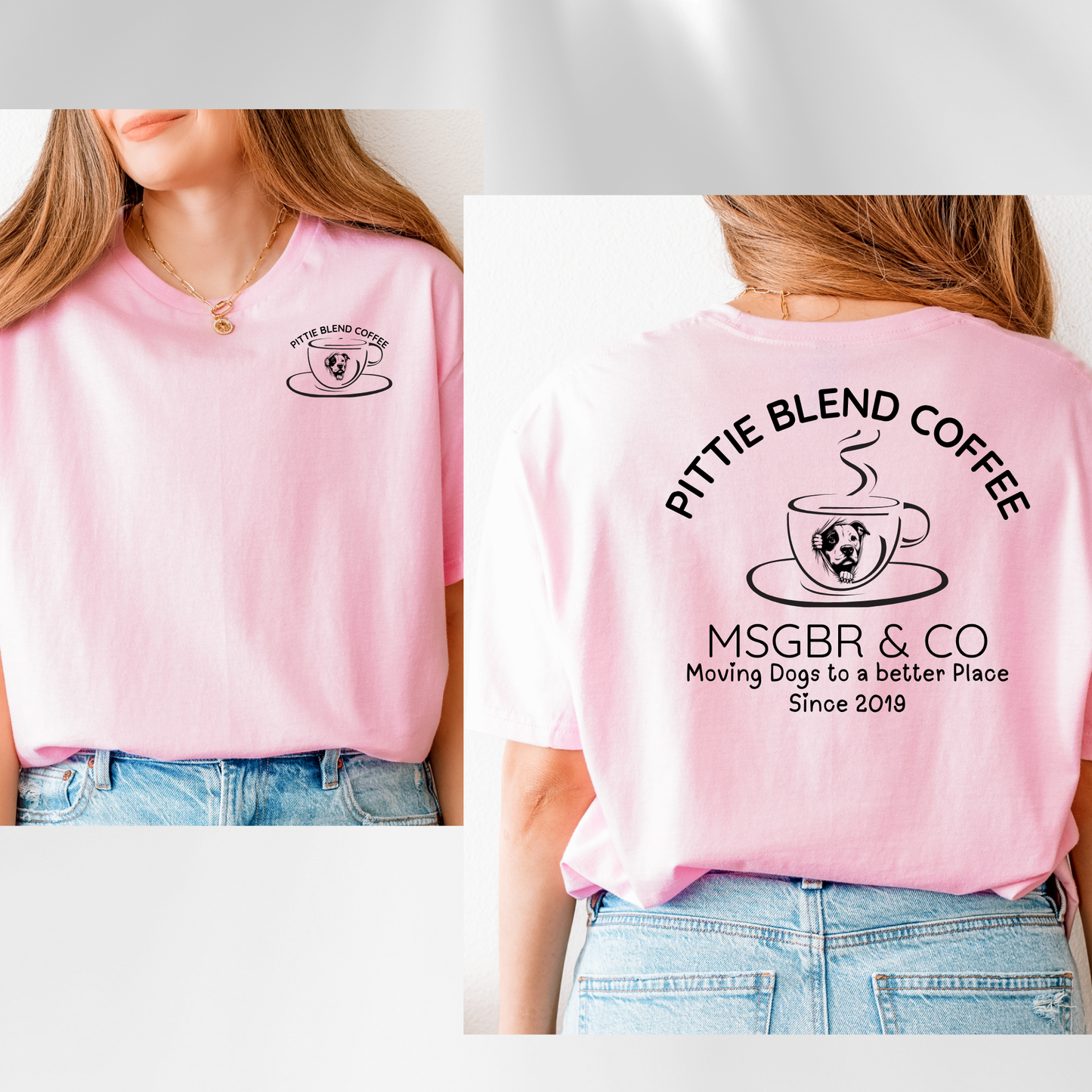 Pittie and Coffee Tee