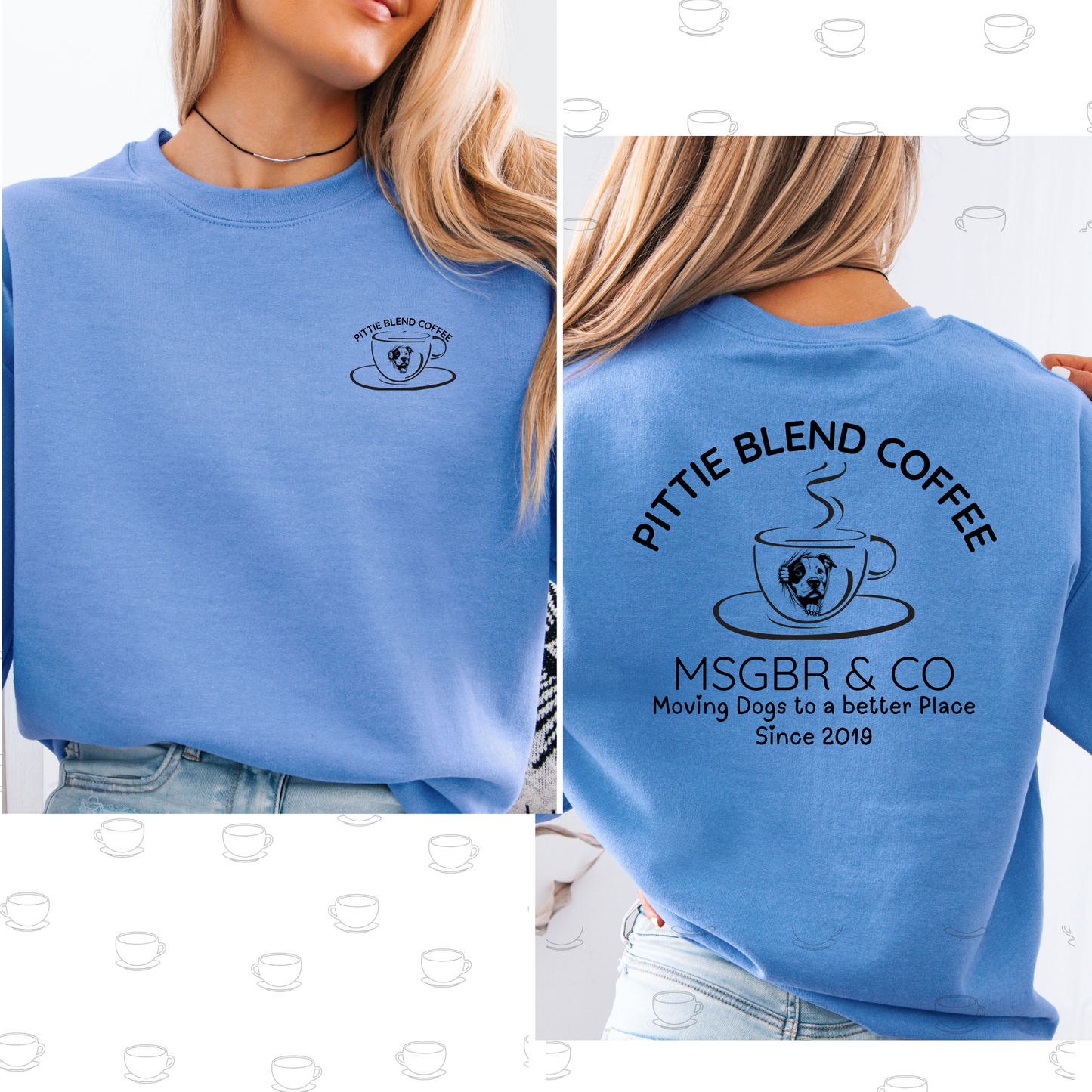 Pittie and Coffee crewneck