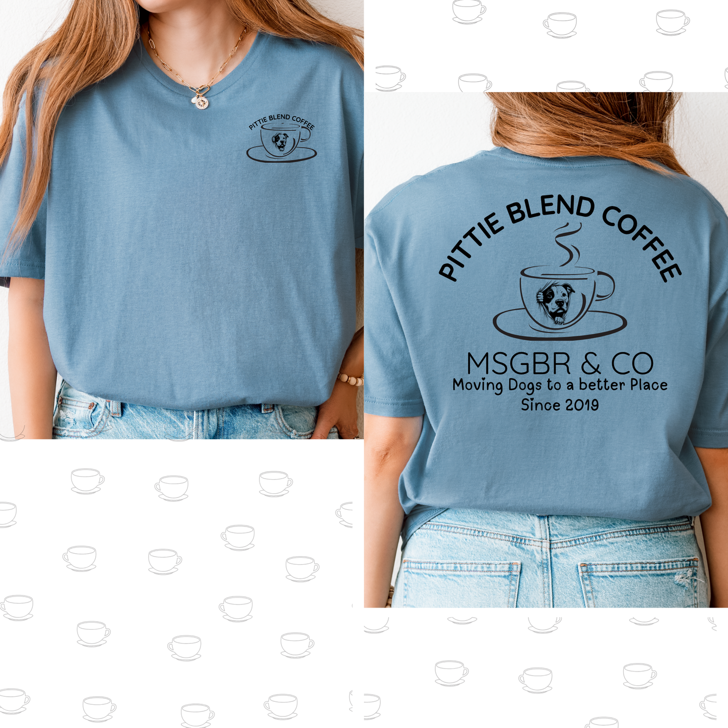 Pittie and Coffee Tee