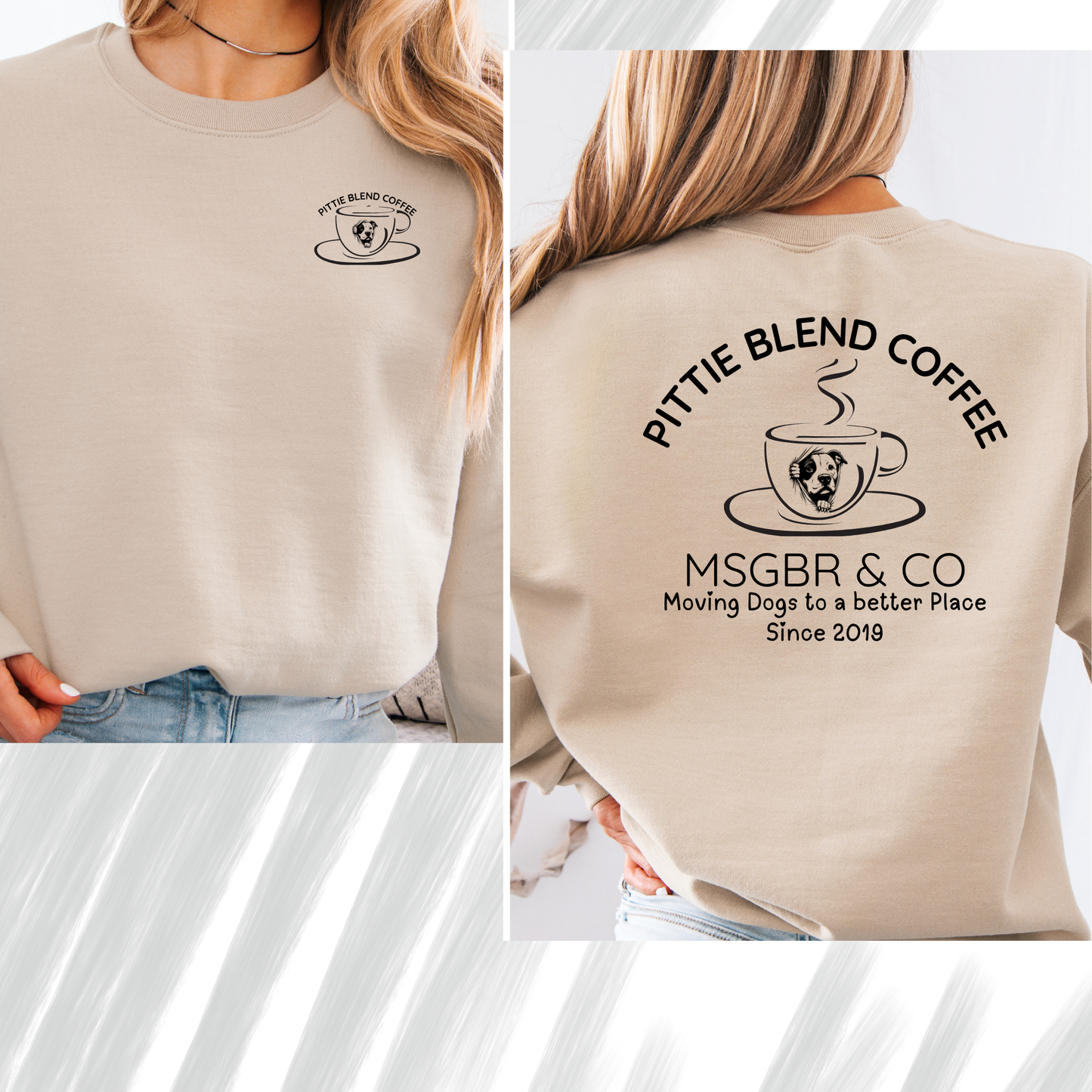 Pittie and Coffee crewneck