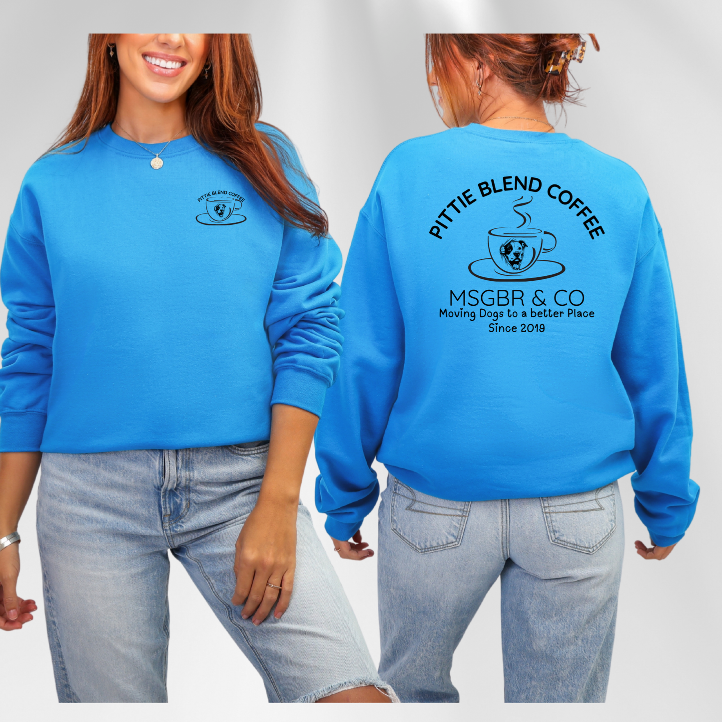 Pittie and Coffee crewneck