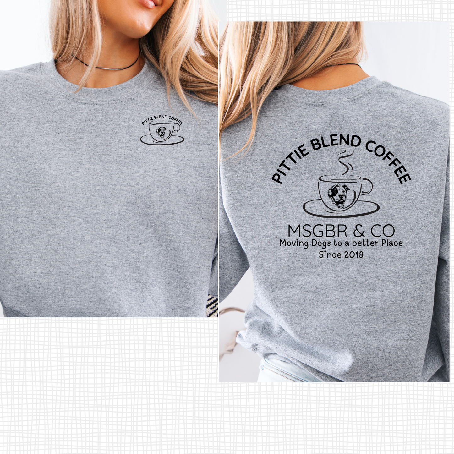 Pittie and Coffee crewneck