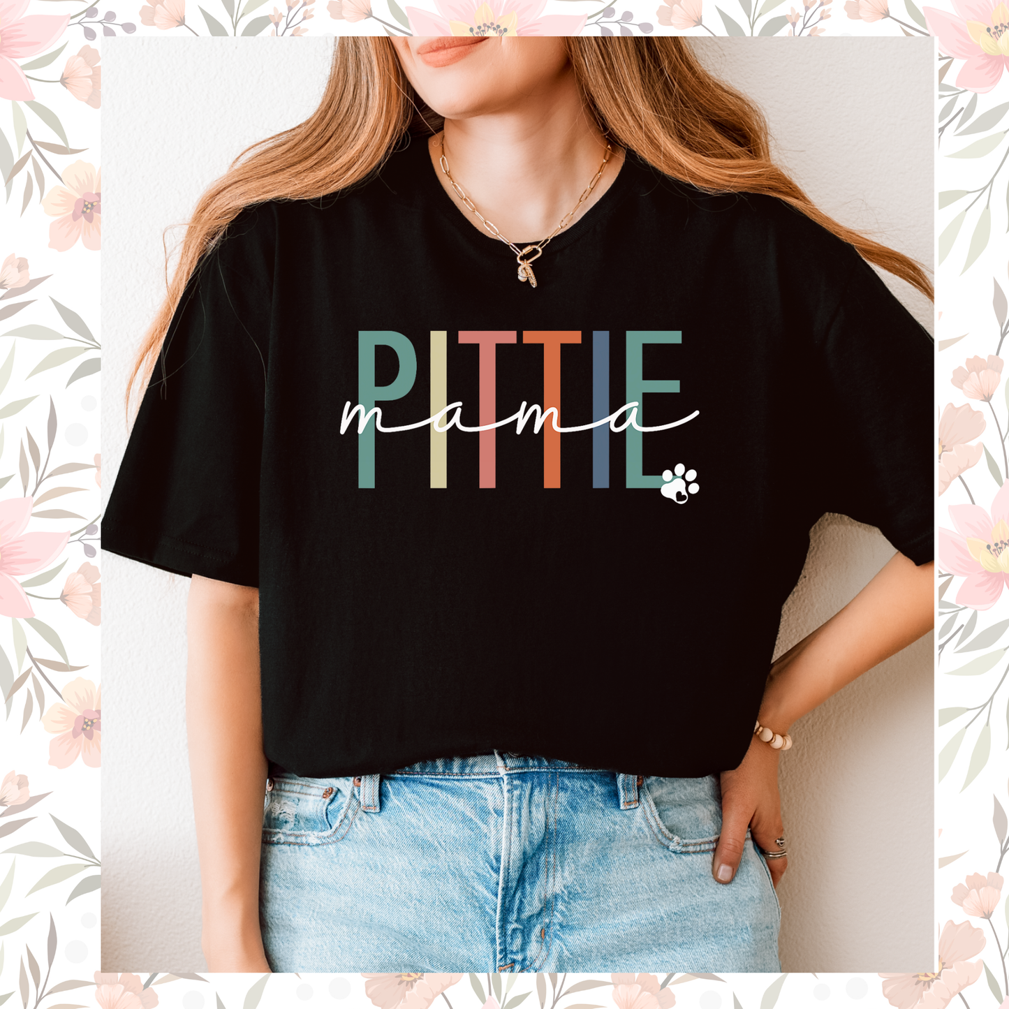 Pittie mama t-shirt