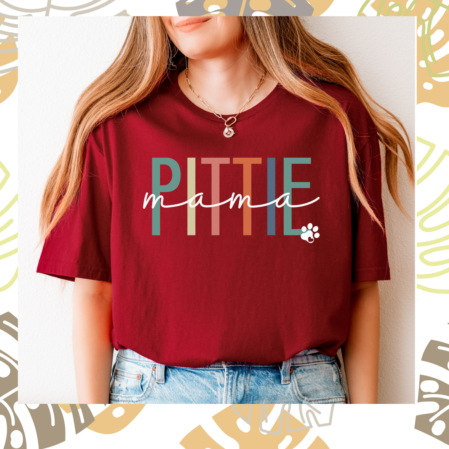 Pittie mama t-shirt