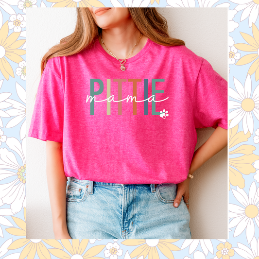 Pittie mama t-shirt