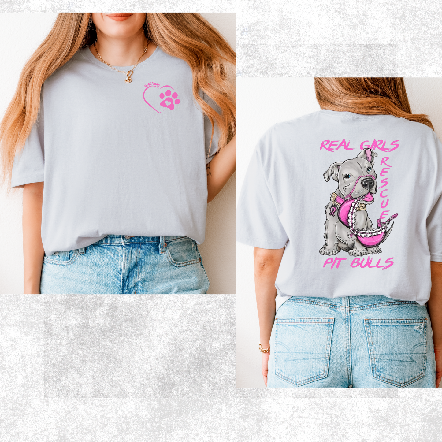 Real girls rescue pitbulls tee