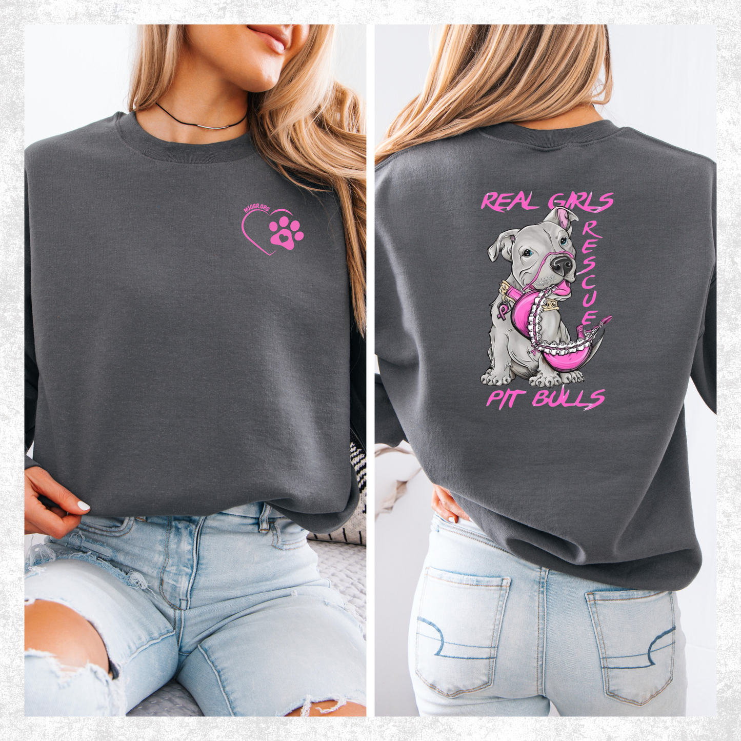 Real girls rescue pitbulls