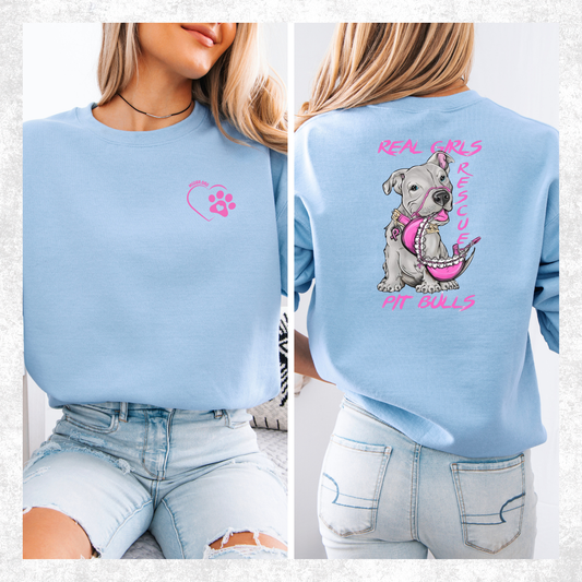 Real girls rescue pitbulls