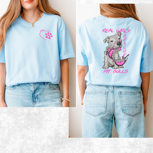 Real girls rescue pitbulls tee