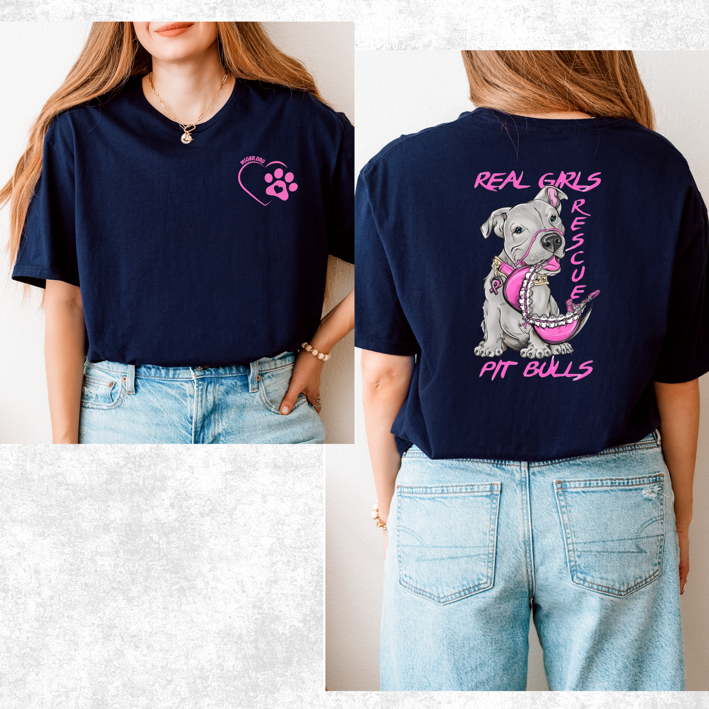 Real girls rescue pitbulls tee